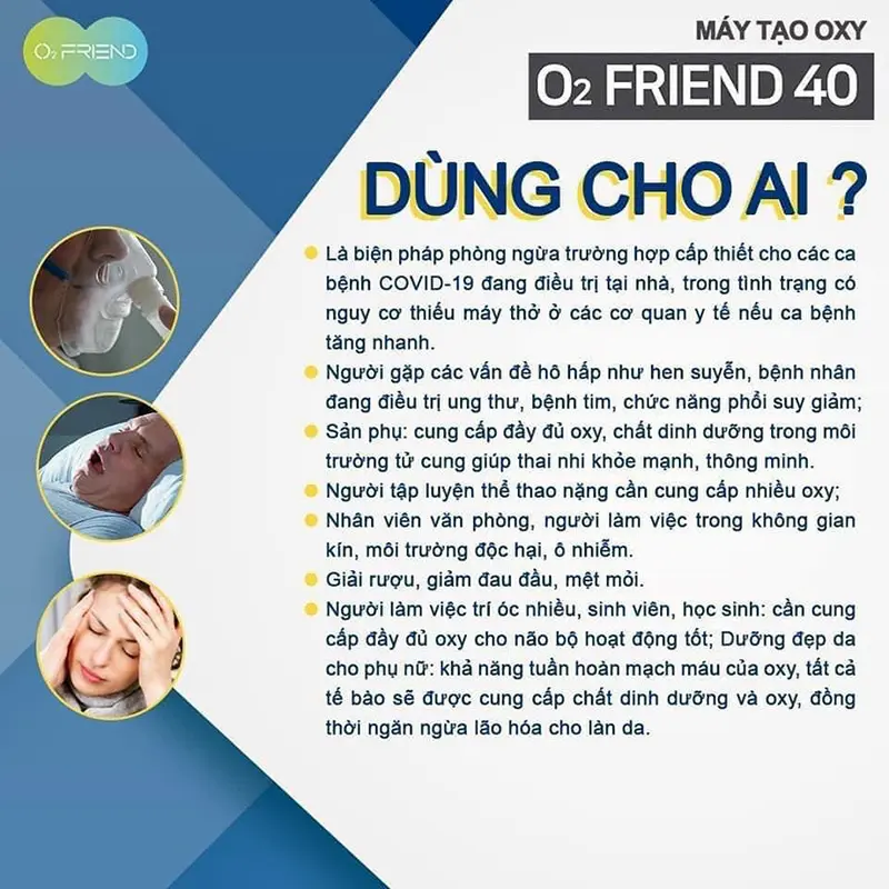 Máy tạo Oxy O2Friend 40