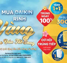 Mua Daikin Ring vàng - đón Tết 2022