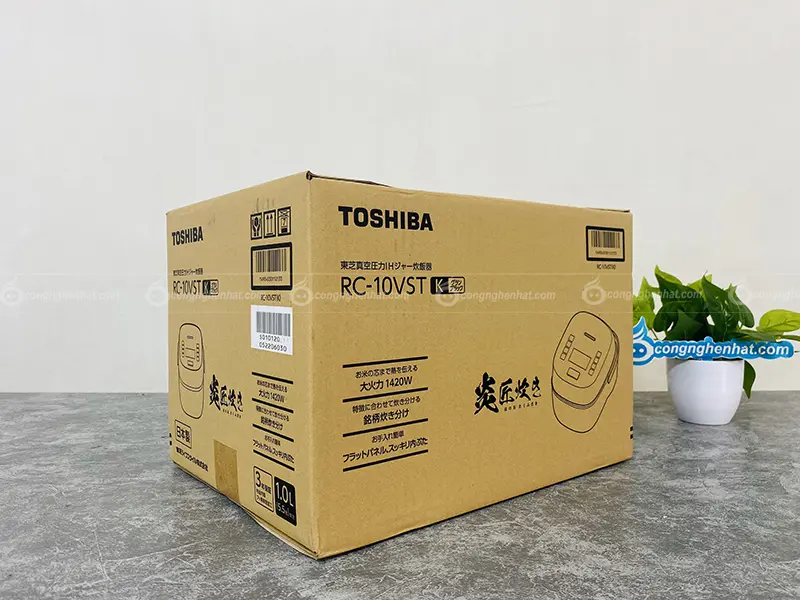 Nồi cơm điện cao tần Toshiba RC-10VST-K