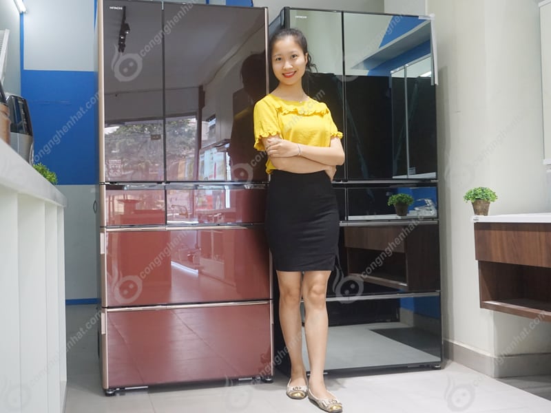 Tủ lạnh Hitachi R-WX6700G