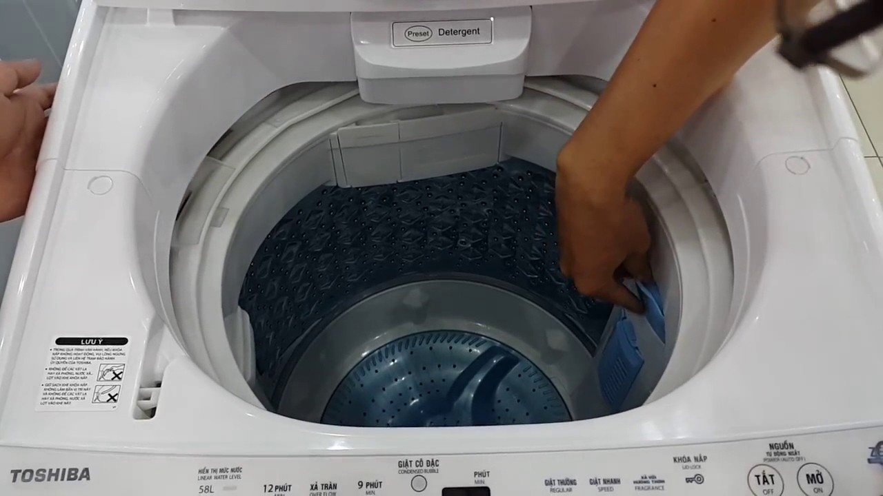 máy giặt lồng nghiêng