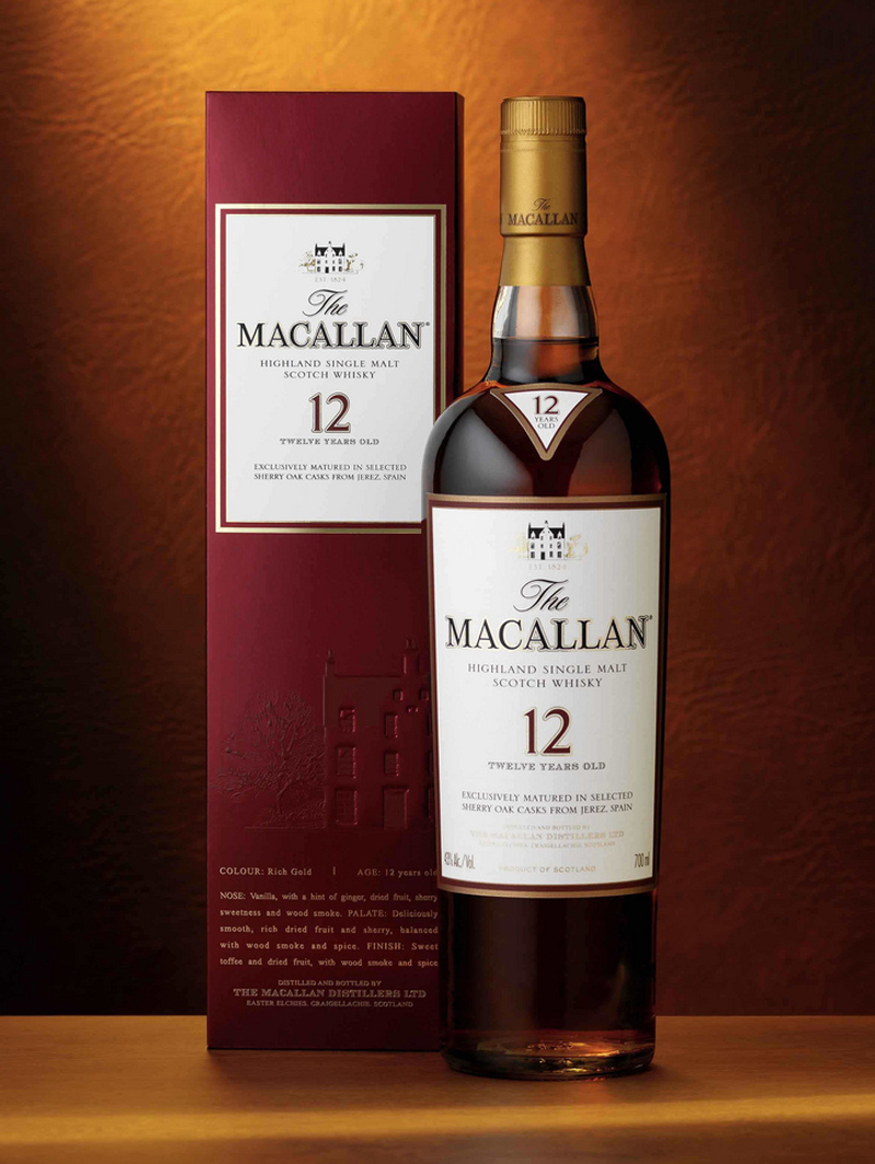 Rượu Macallan 12 Years Old Highland Single Malt Scotch Whisky