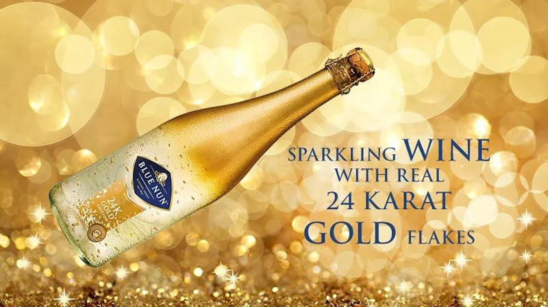 Rượu champagne Blue Nun Sparkling Gold 22k