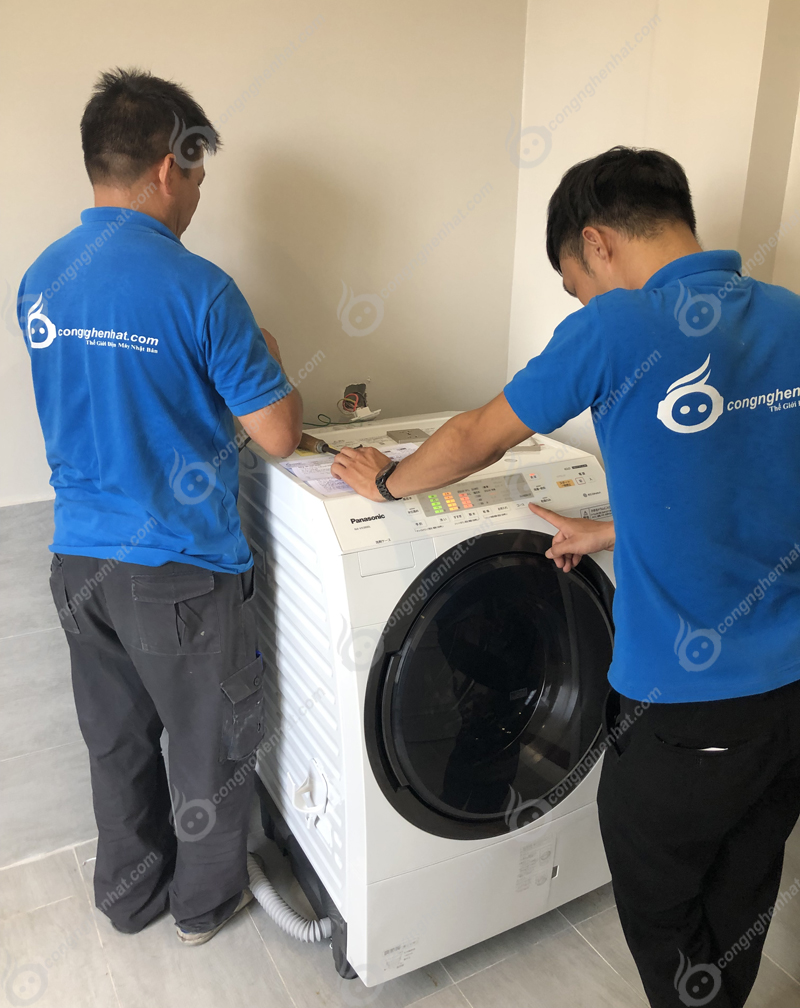 Gói lắp đặt hoàn chỉnh máy giặt Nhật
