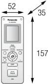 Kích thước Panasonic VL-W617