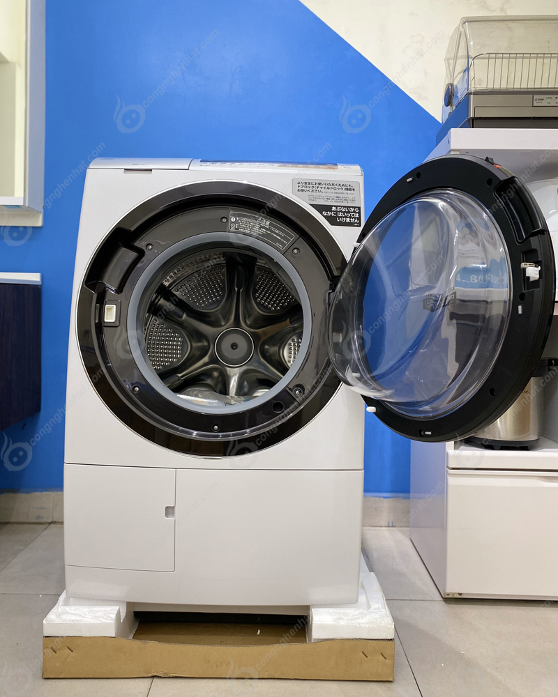 Máy giặt Hitachi BD-SX110CR-N giặt 11kg sấy 6kg công nghệ AI