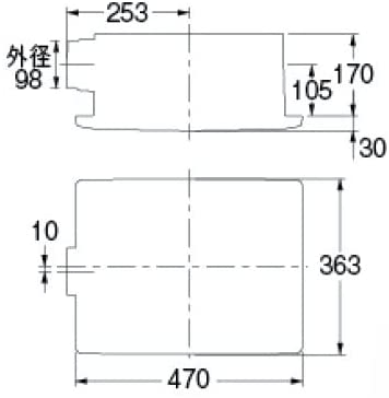 Kích thước điều hòa phòng tắm Kakudai BF231SHA