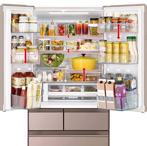 Tủ lạnh Hitachi R-KX57N-X 567L