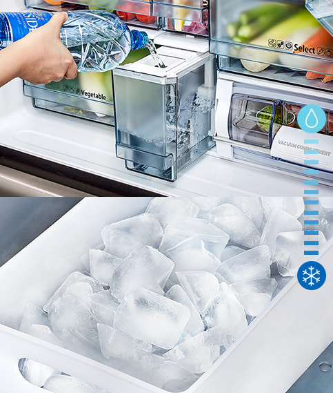 Làm đá mùa hè cực nhanh và dễ với tủ lạnh Hitachi