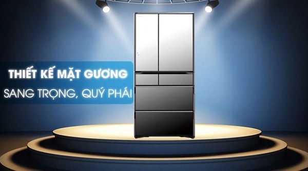 Đánh giá chi tiết Tủ lạnh Hitachi R-WXC74S 735L