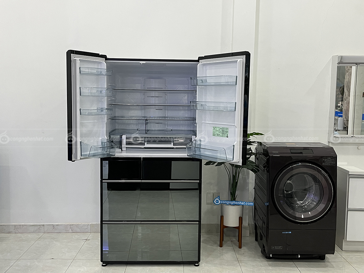 Tủ lạnh Hitachi R-WXC74T-X