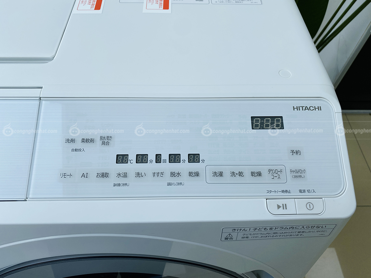 Máy giặt Hitachi BD-SX120HL-W