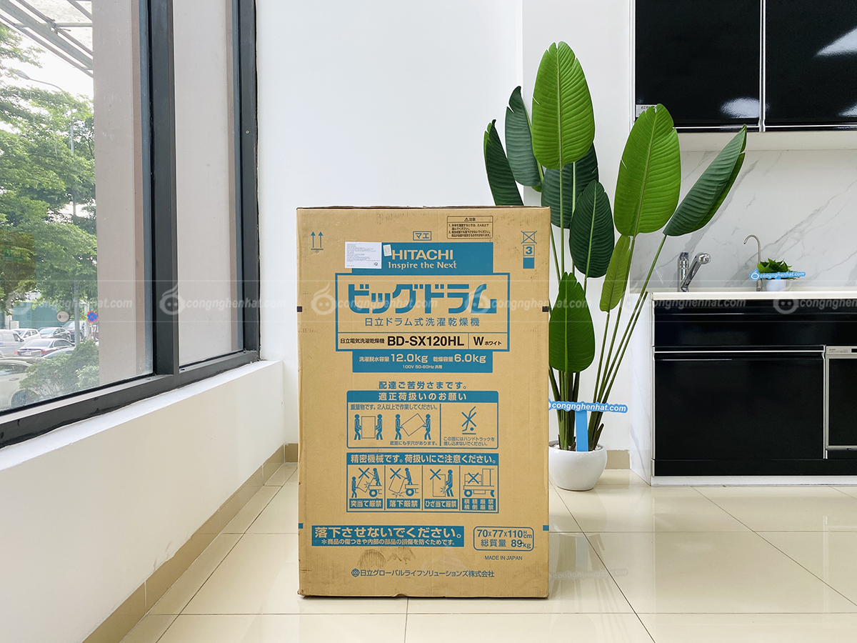 Máy giặt Hitachi BD-SX120HL-W