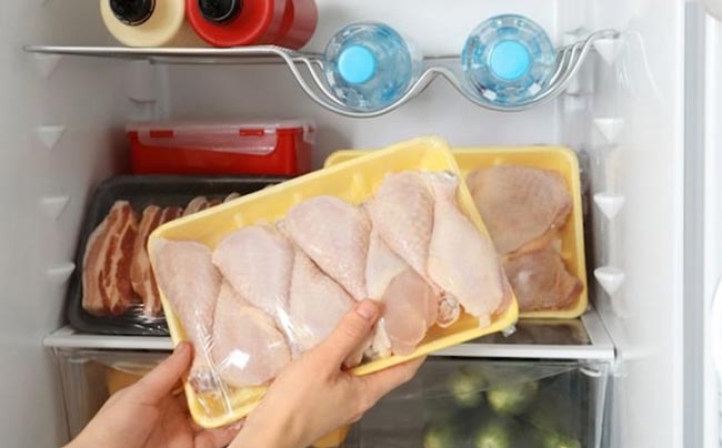 Bảo quản thịt gà trong tủ lạnh đúng cách nhất