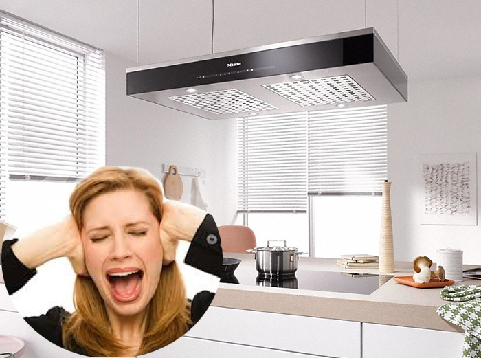 Máy hút mùi nhà bếp quá ồn ào phải làm sao?