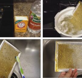 3 cách làm sạch dầu mỡ bám dính trên lưới lọc máy hút mùi