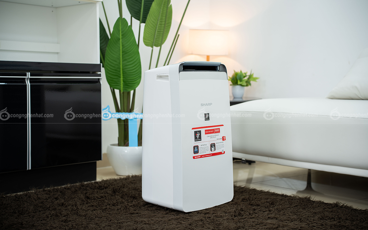Máy lọc không khí và hút ẩm Sharp DW-J20FV-W 20L nước /ngày Sharp DW-J20FV-W