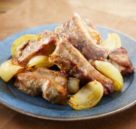 Công thức Sườn non nướng đá kiểu trung hoa