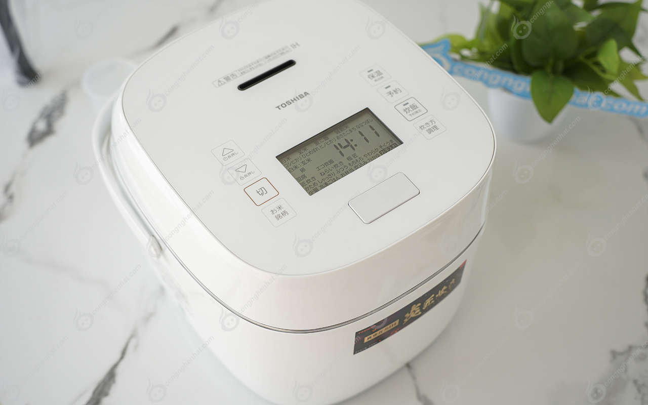 Hướng dẫn sử dụng nồi cơm điện cao tần Toshiba RC-18KGW Toshiba RC-18KGW-W