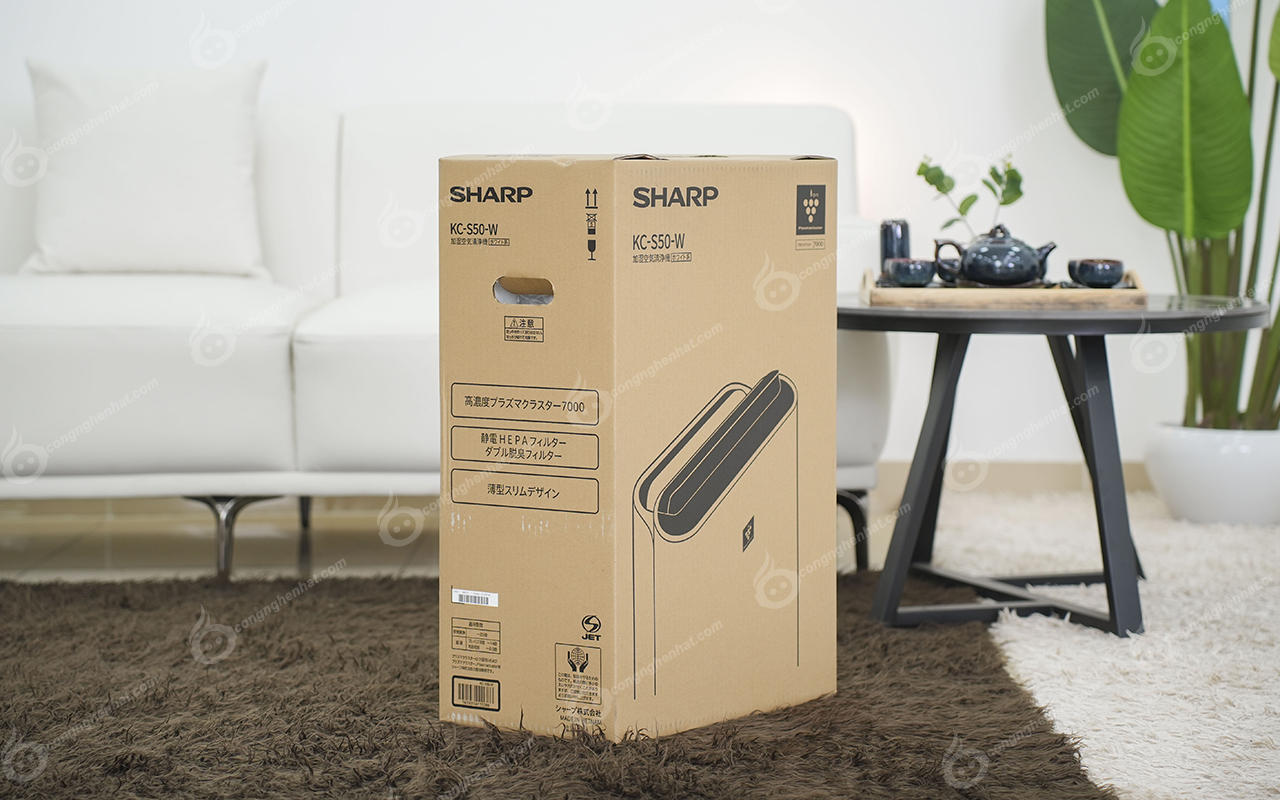 Máy lọc không khí Sharp KC-S50-W