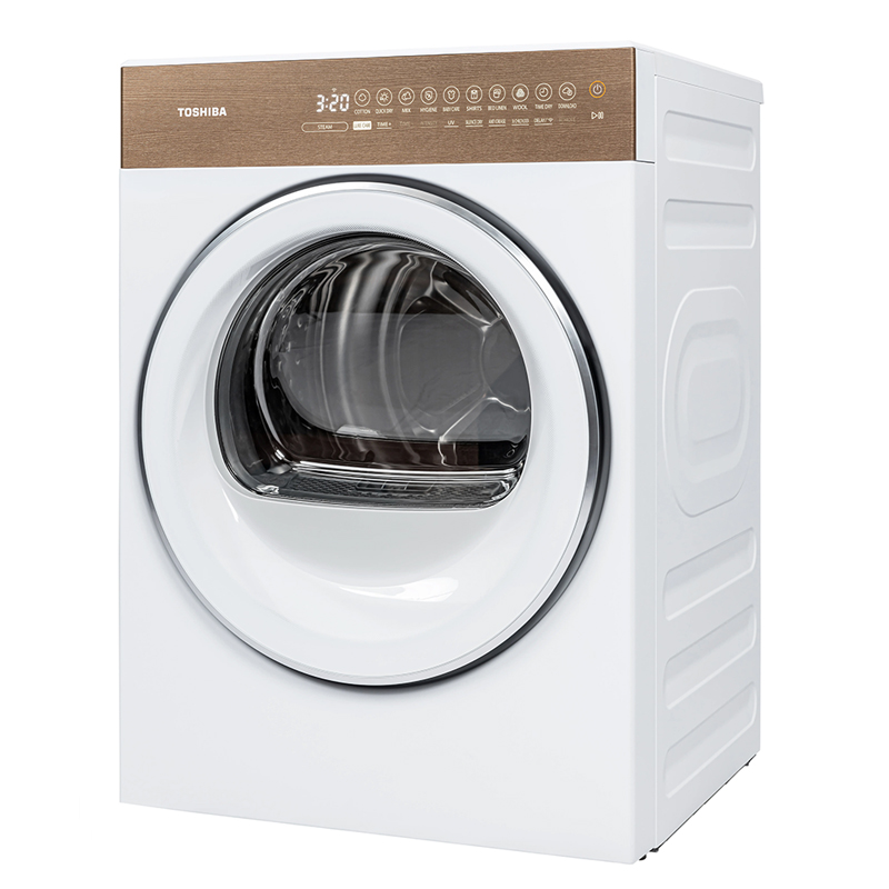 Máy sấy bơm nhiệt Toshiba TD-T37BS90HWV(WT) 8kg Máy sấy Toshiba TD-T37BS90HWV(WT)
