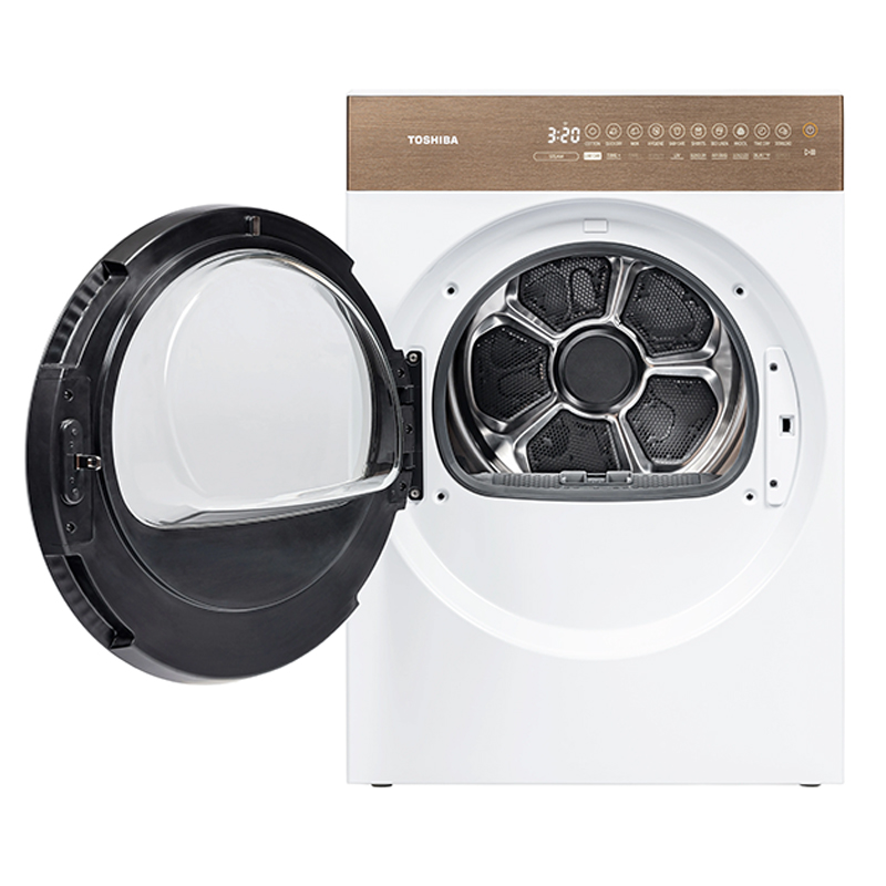 Máy sấy bơm nhiệt Toshiba TD-T37BS90HWV(WT) 8kg Máy sấy Toshiba TD-T37BS90HWV(WT)