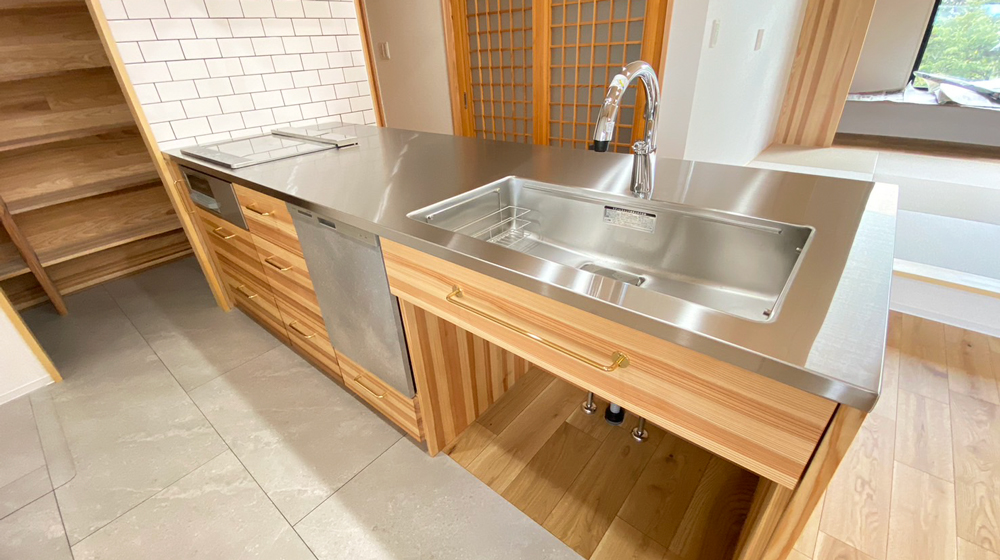 Chậu rửa bát một hố Shigeru JSM Bàn bếp Shigeru