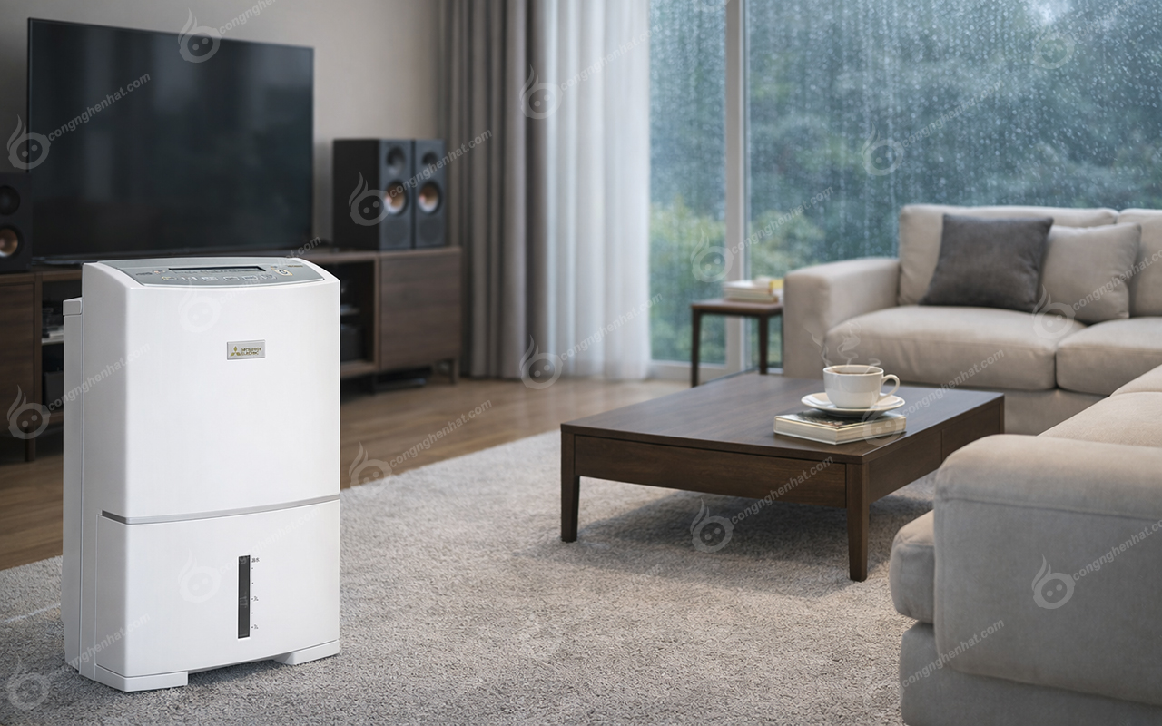 Máy hút ẩm Mitsubishi MJ-P250YX-W