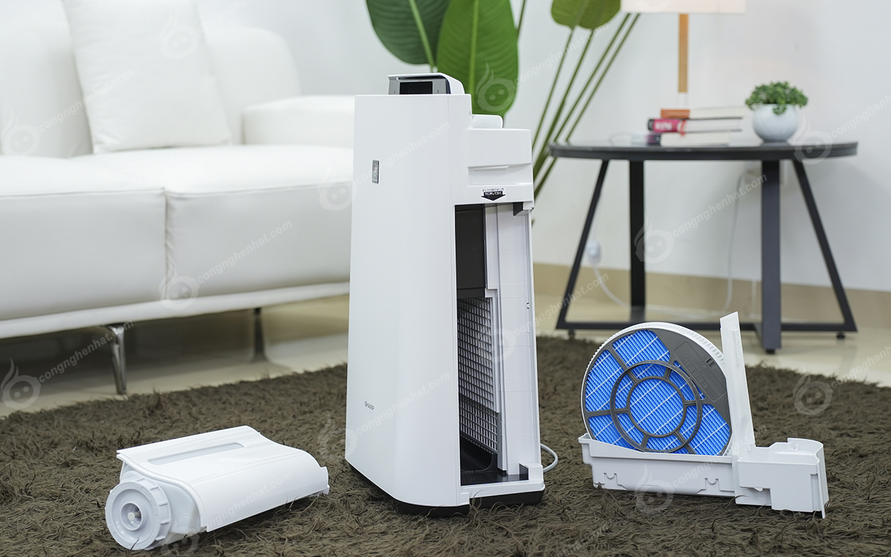 Máy lọc không khí tạo ẩm Sharp KC-T50-W