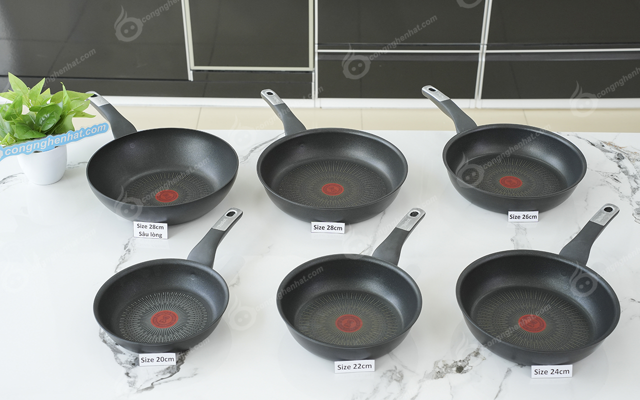 Chảo chiên Tefal Unlimited 20-22-24-26-28cm (Made in France)