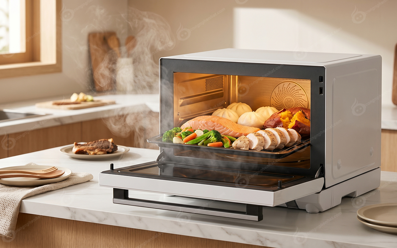 Lò vi sóng 4 in 1 Toshiba MX2-STR25SC(WH) 3