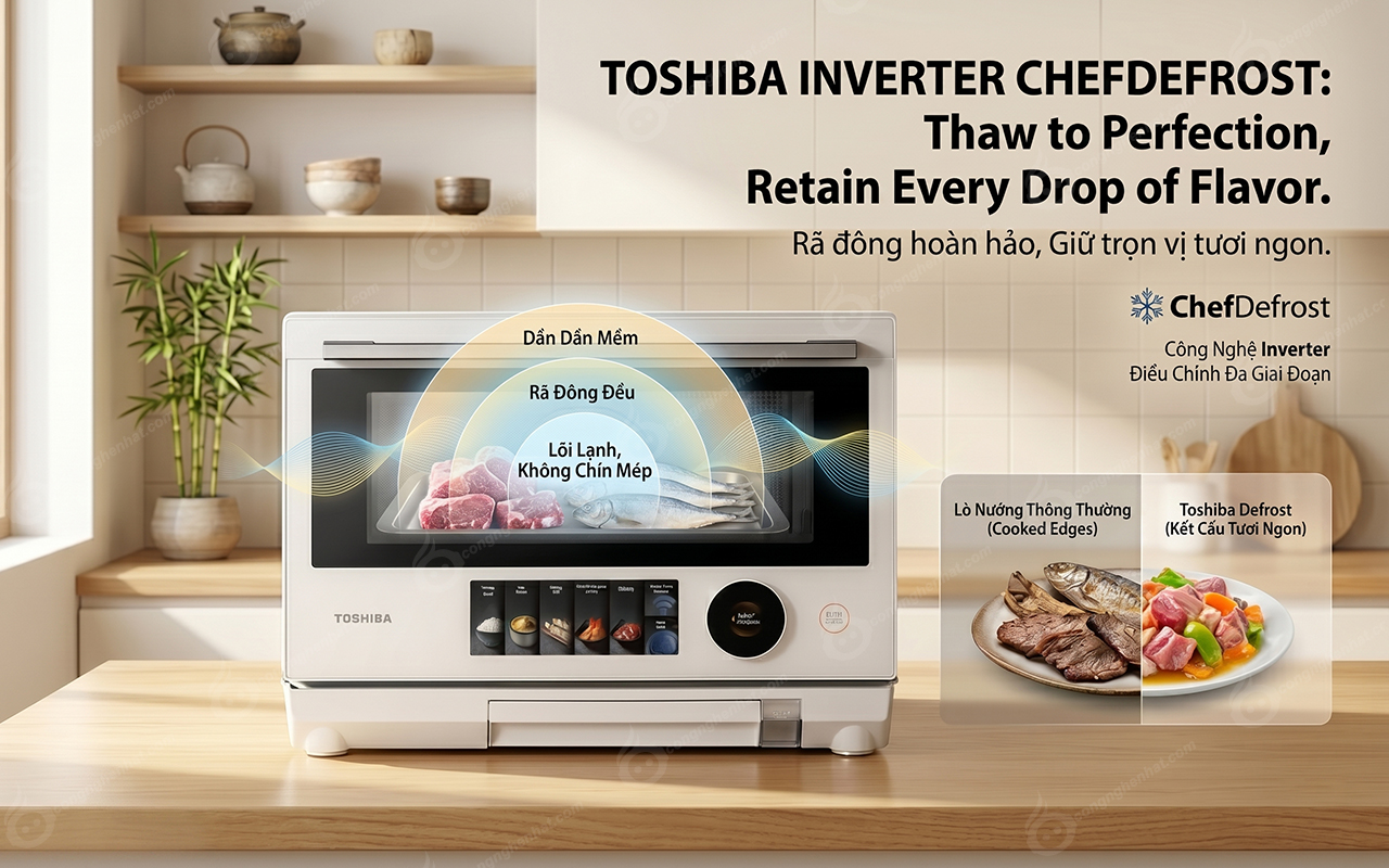 Lò vi sóng 4 in 1 Toshiba MX2-STR25SC(WH) 5