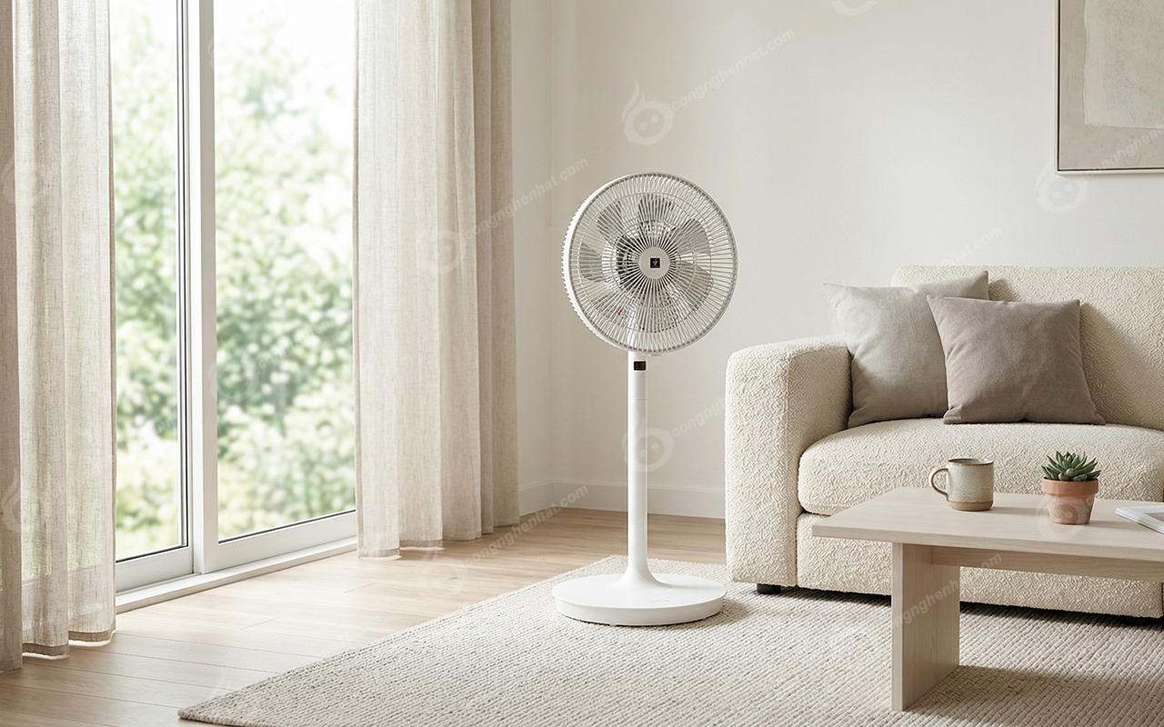 Quạt điện Sharp PJ-T3DS-W tạo ion Plasma Quạt điện Sharp PJ-T3DS-W tạo ion Plasma 2