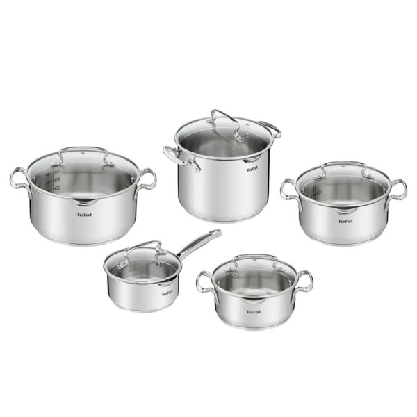 Bộ 5 nồi Inox cao cấp Tefal Duetto Plus