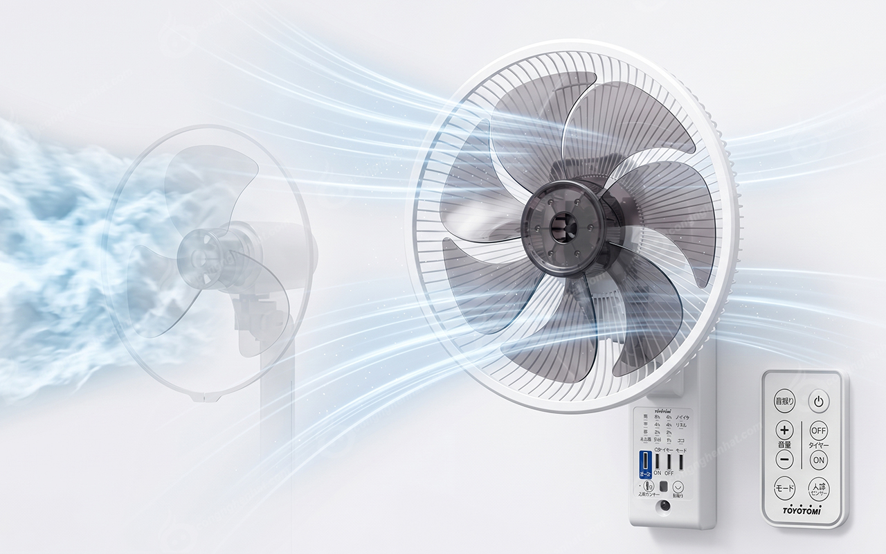 Quạt treo tường Toyotomi FW-S30R 2