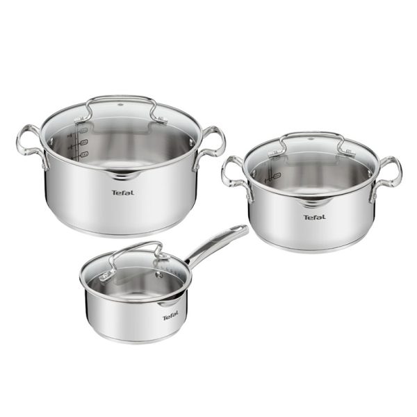 Bộ 3 nồi inox cao cấp Tefal Duetto Plus